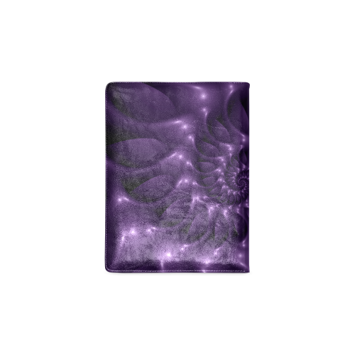 Purple Glossy Spiral Custom NoteBook B5