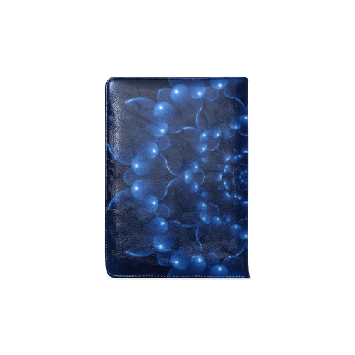 Blue Glossy Spiral Custom NoteBook A5