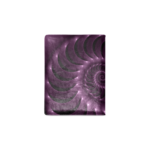 Plum Purple Glossy Spiral Custom NoteBook B5