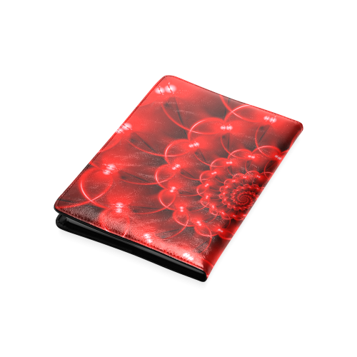 Red Glossy Spiral Custom NoteBook A5