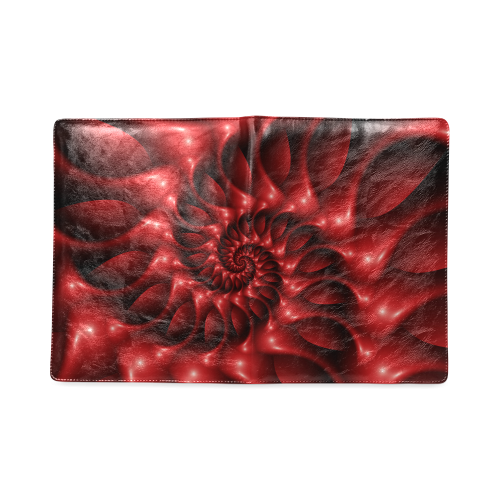 Plum Red Glossy Spiral Custom NoteBook B5