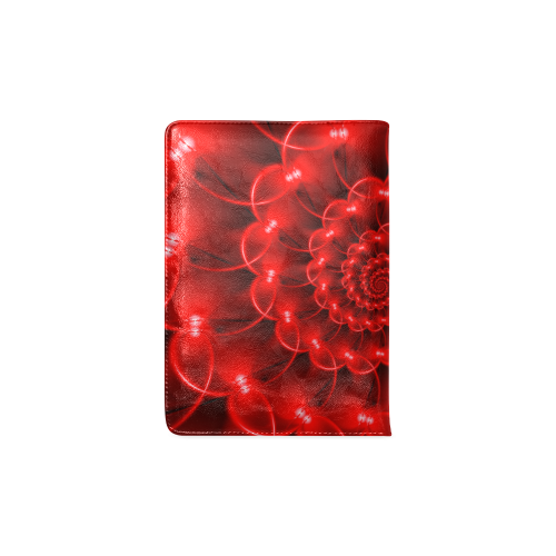 Red Glossy Spiral Custom NoteBook A5