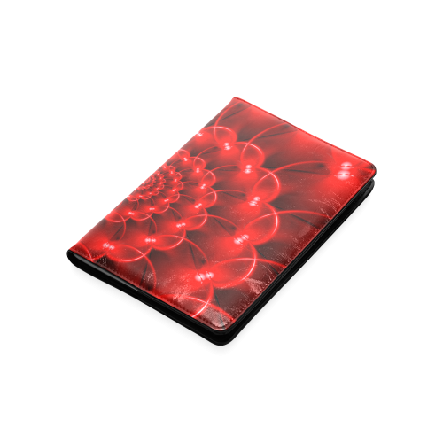 Red Glossy Spiral Custom NoteBook A5