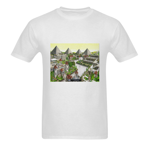 Pyramids of Morpheus by Kelvin Coles Sunny Men's T- shirt (Model T06)