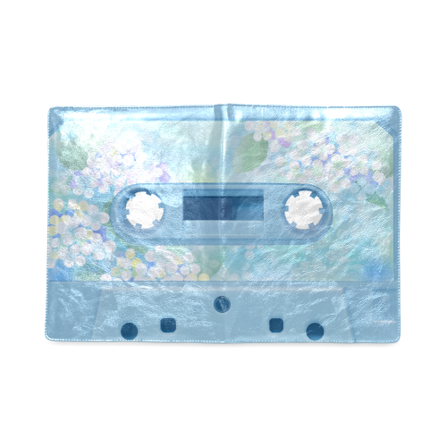 Vintage Retro Soft Blue Cassette Tape Custom NoteBook B5