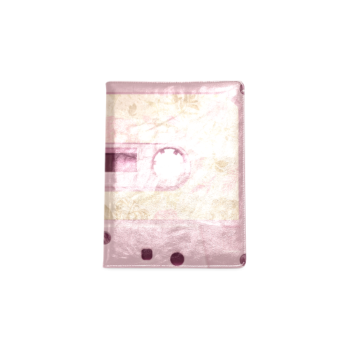 Vintage Retro Soft Pink Cassette Tape Custom NoteBook B5