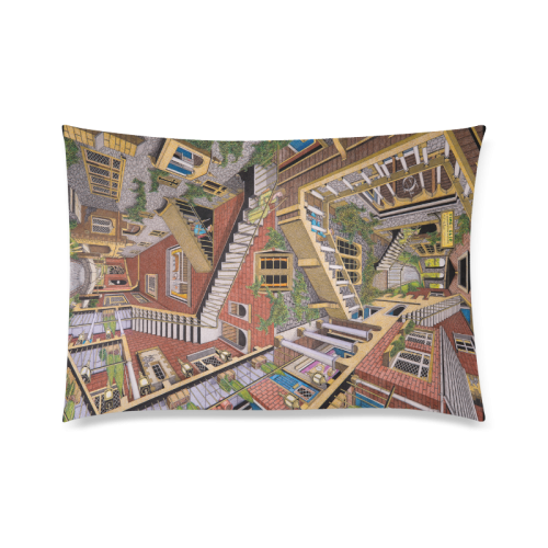 Time Slip by Kelvin Coles Custom Zippered Pillow Case 20"x30" (one side)