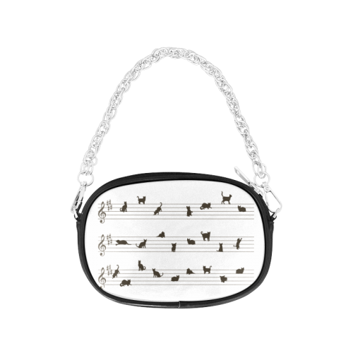 Conceptual Cat Song Musical Notes