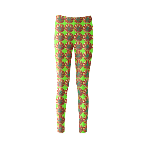 Sweet Leaf by Kelvin Coles Cassandra Women's Leggings (Model L01)