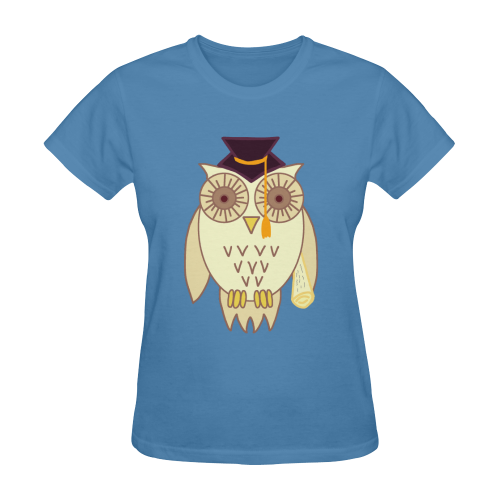 Academic Owl Sunny Women's T-shirt (Model T05)