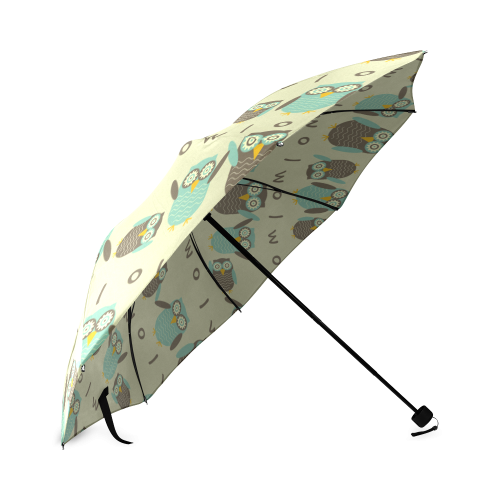 Energetic Owls Foldable Umbrella (Model U01)
