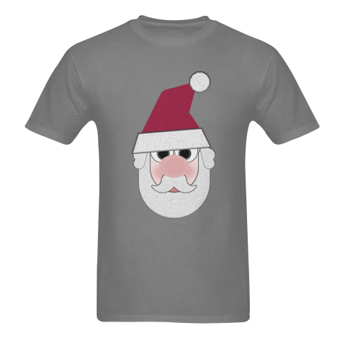 Santa Face Sunny Men's T- shirt (Model T06)