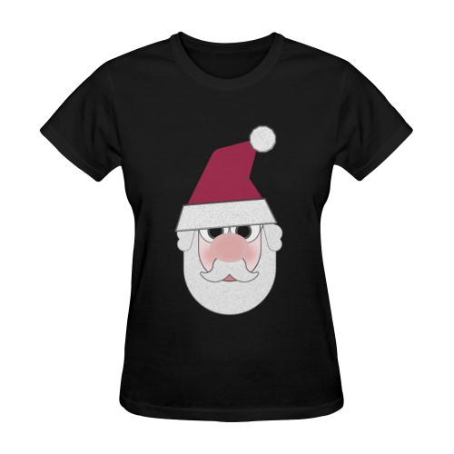 Santa Face Sunny Women's T-shirt (Model T05)