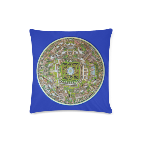 Planetoid (Spherical Plane) by Kelvin Coles Custom Zippered Pillow Case 16"x16"(Twin Sides)