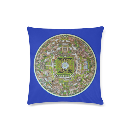 Planetoid (Spherical Plane) by Kelvin Coles Custom Zippered Pillow Case 16"x16"(Twin Sides)