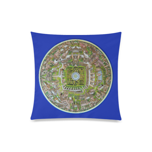 Planetoid (Spherical Plane) by Kelvin Coles Custom Zippered Pillow Case 20"x20"(One Side)