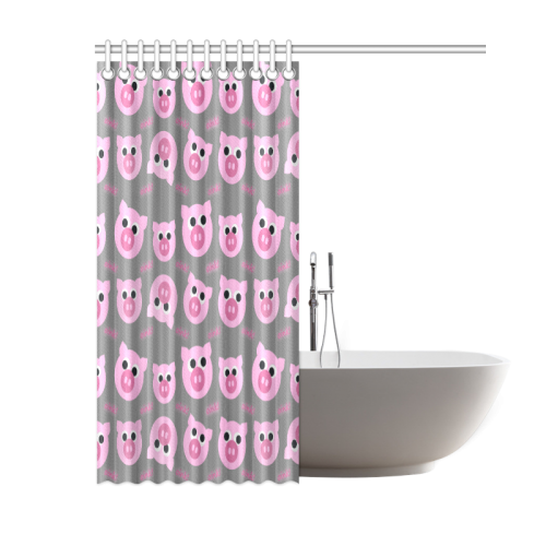 Piggy Party Shower Curtain 60"x72"