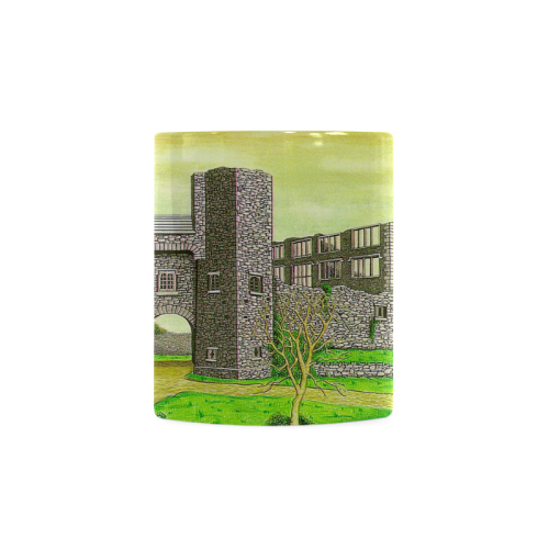 Berry Pomeroy Castle by Kelvin Coles White Mug(11OZ)