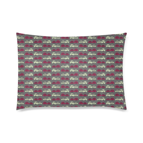 Car and Caravan Custom Zippered Pillow Case 20"x30" (one side)