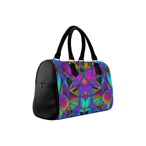 Floral Fractal Art G308 Boston Handbag (Model 1621)