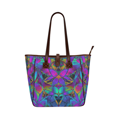 Floral Fractal Art G308 Classic Tote Bag (Model 1644)