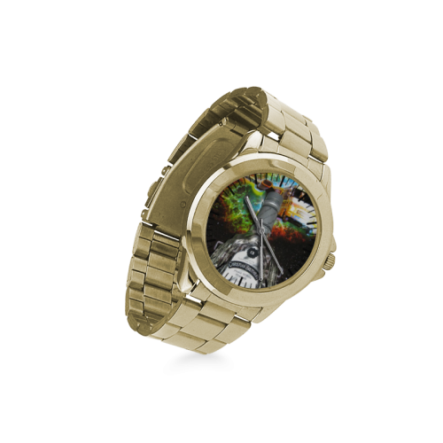 GOODWOOD EAGLE VS PREDATOR FROST WHITE BRANDY Custom Gilt Watch(Model 101)