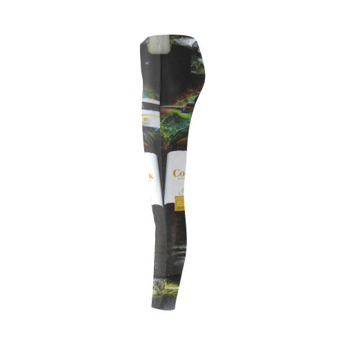 GOODWOOD EAGLE VS PREDATOR GOLGEN COLONY HONEY Cassandra Women's Leggings (Model L01)