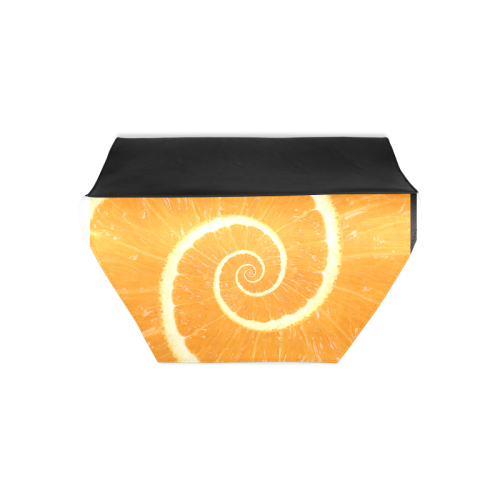 Spiral Citrus Orange Droste Clutch Bag (Model 1630)