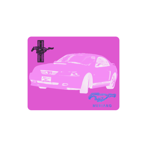 MUSTANG GT PINK Rectangle Mousepad