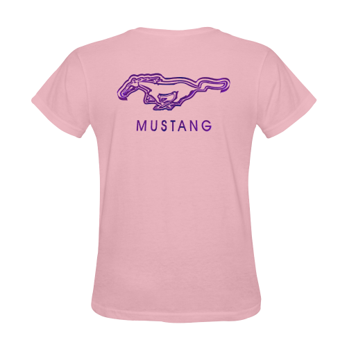 RED MUSTANG GT 03 RED SERIES (390) Sunny Women's T-shirt (Model T05)