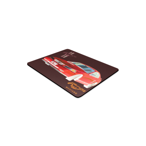 MUSTANG GT CHROME RED Rectangle Mousepad