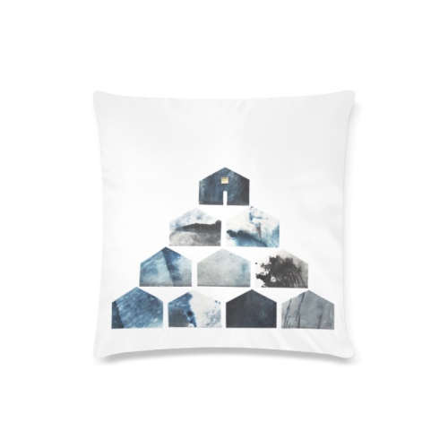 Home-mountain Custom Zippered Pillow Case 16"x16"(Twin Sides)