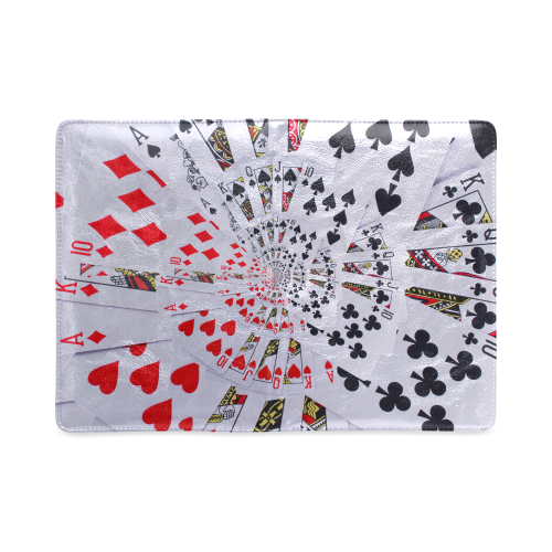 Poker Royal Flush All Suits Droste Spiral Custom NoteBook A5