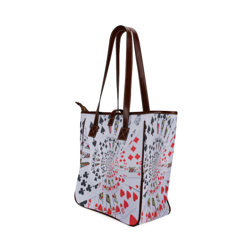 Poker Royal Flush All Suits Droste Spiral Classic Tote Bag (Model 1644)