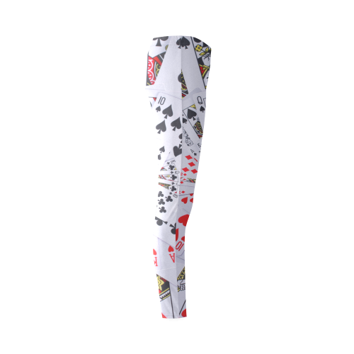 Poker Royal Flush All Suits Droste Spiral Cassandra Women's Leggings (Model L01)