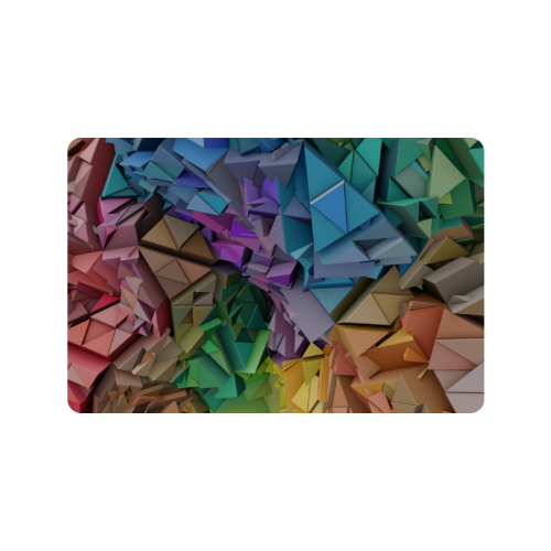Colorful Abstract 3D Low Poly Geometric