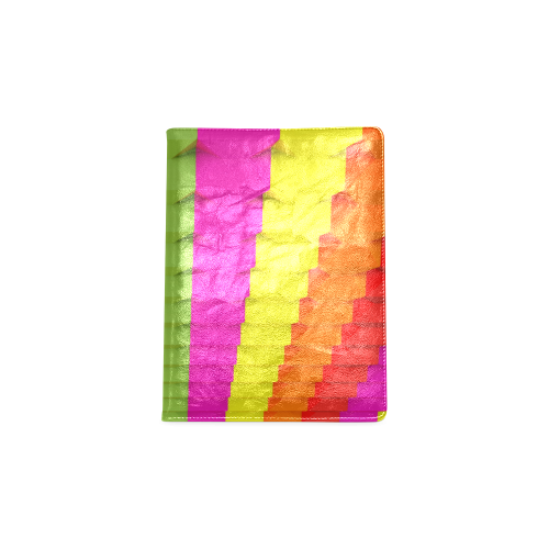 Colorful 3D Geometric Blocks Custom NoteBook B5