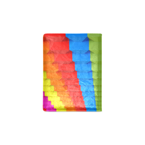 Colorful 3D Geometric Blocks Custom NoteBook B5