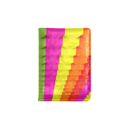Colorful 3D Geometric Blocks Custom NoteBook A5