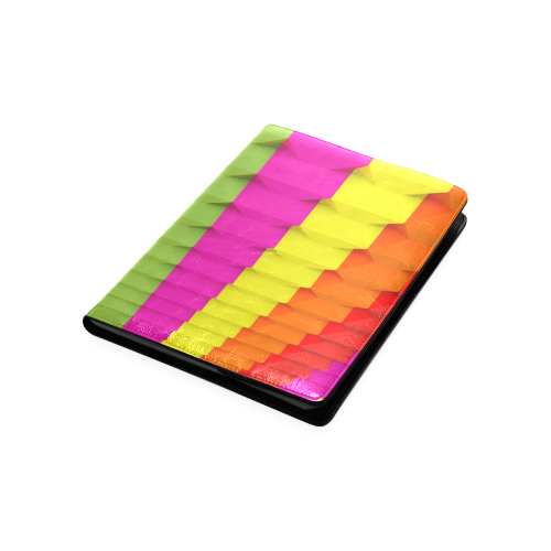 Colorful 3D Geometric Blocks Custom NoteBook B5