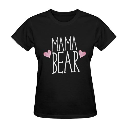 Mama Bear mother's day love Sunny Women's T-shirt (Model T05)
