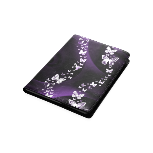 Purple Butterfly Swirl Custom NoteBook B5
