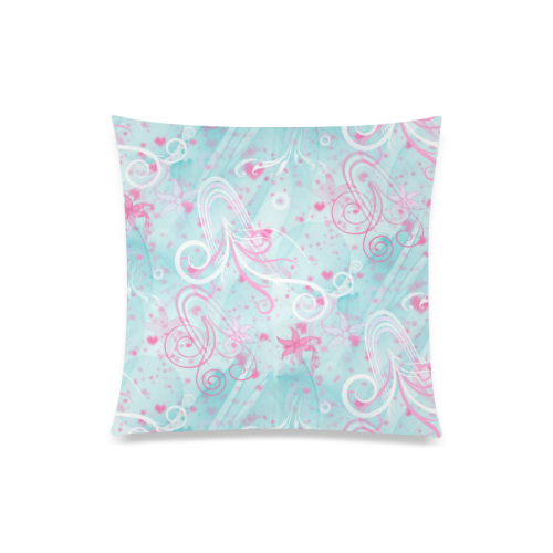 Ocean Love Custom Zippered Pillow Case 20"x20"(Twin Sides)