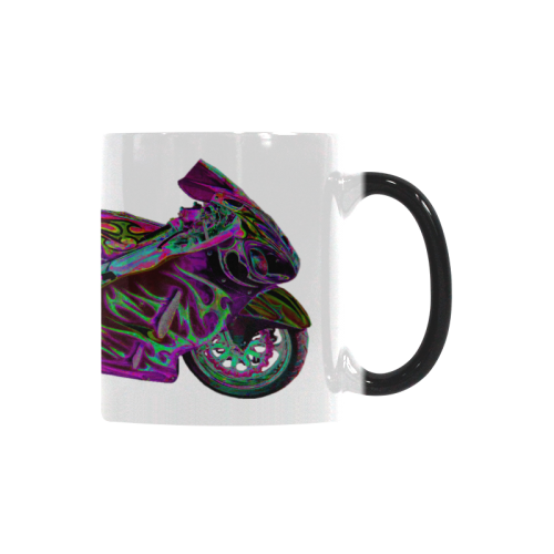 2005 SUZUKI HAYABUSA 1300 TRIBAL FLAME Custom Morphing Mug