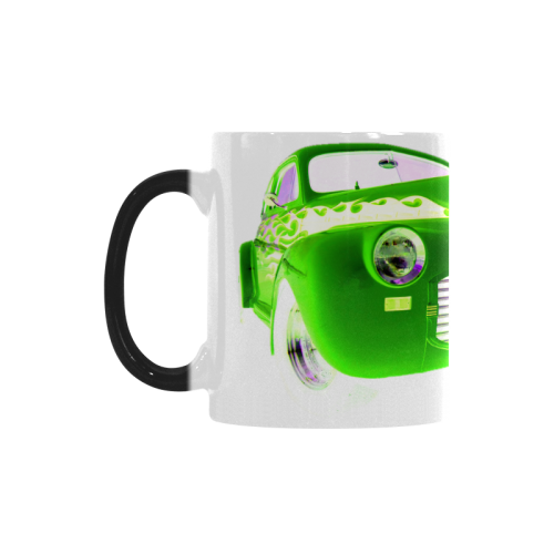 1941 Master Deluxe GREEN WITH WHITE FLAME Custom Morphing Mug