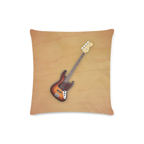 Fender Jazz Bass Custom Zippered Pillow Case 16"x16"(Twin Sides)