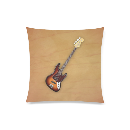 Fender Jazz Bass Custom Zippered Pillow Case 20"x20"(Twin Sides)