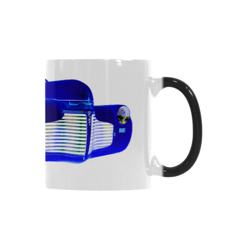 1941 Master Deluxe BLUE WITH WHITE FLAME Custom Morphing Mug