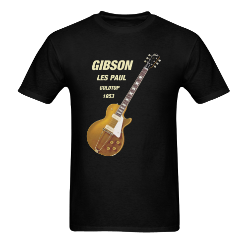 Gibson les paul goldtop 1953 Sunny Men's T- shirt (Model T06)