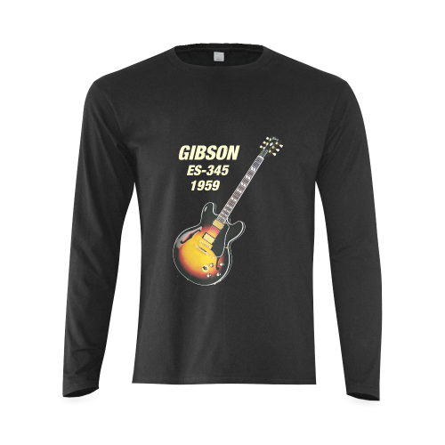 Gibson-es-345 1959 Sunny Men's T-shirt (long-sleeve) (Model T08)